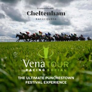 Venatour Racing Social advert promoting their Ultimate Punchestown Festival Experience