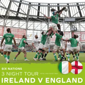 3 night tour for Ireland v England Six Nations
